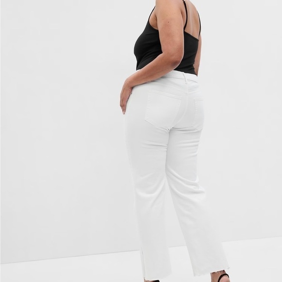 Women’s Gap 90s loose mid rise white jeans 20 - Picture 6 of 6